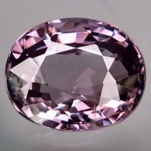 2.09 carat 100% Natural Silver Pink Spinel Oval Cut from Tanzania
